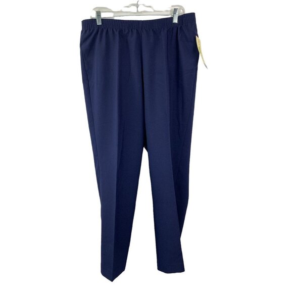 Allison Daley Women’s Navy Blue Dress Pants - Picture 1 of 6